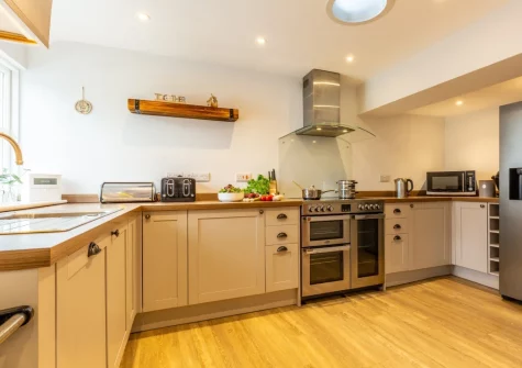The kitchen at South Blatchborough Manor, Bradworthy