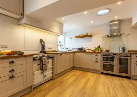 The kitchen at South Blatchborough Manor, Bradworthy