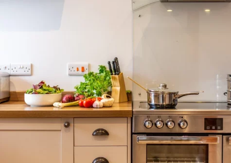 The kitchen at South Blatchborough Manor, Bradworthy