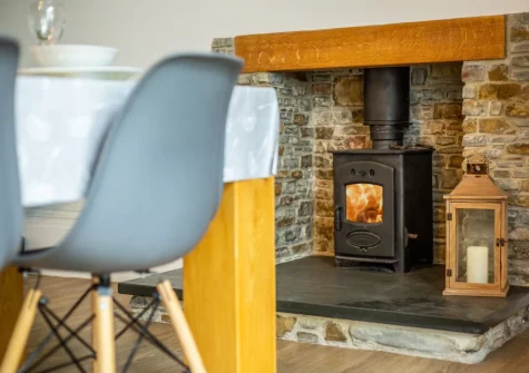 The dining room at South Blatchborough Manor, Bradworthy