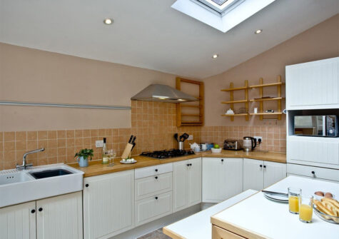 The kitchen at South Sands, Paignton
