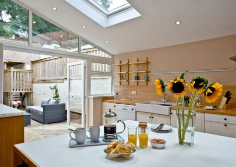 The kitchen at South Sands, Paignton