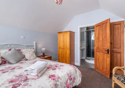 Bedroom #2 & en-suite shower room at South Woodford, Milton Damerel