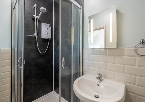 Bedroom #4 en-suite shower room at South Woodford, Milton Damerel