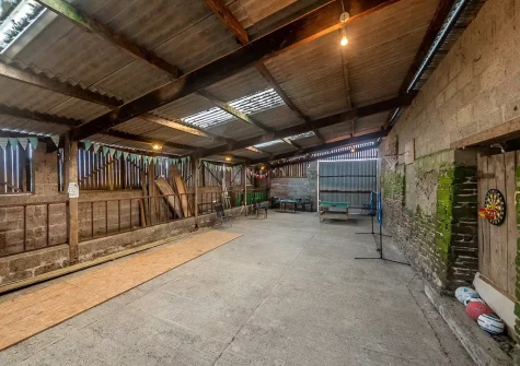 The games barn at South Woodford, Milton Damerel