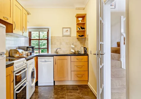 The kitchen at Sowanna Farm Cottage, White Cross