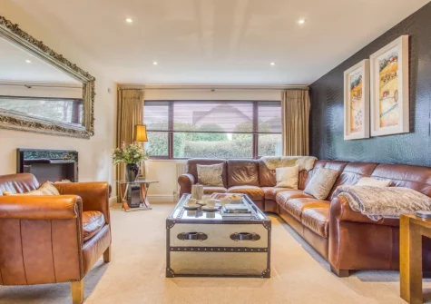 The living room at Spindrift, Instow