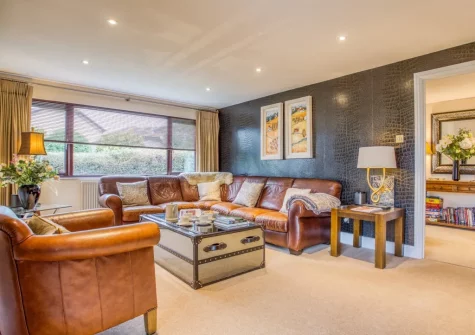 The living room at Spindrift, Instow