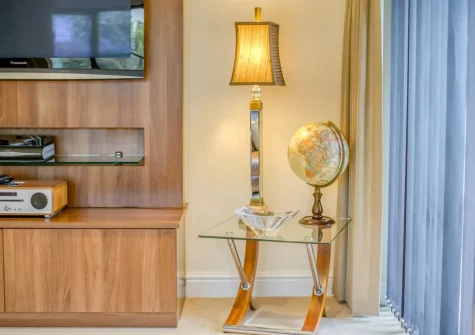 The living room at Spindrift, Instow