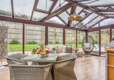 The conservatory at Spindrift, Instow