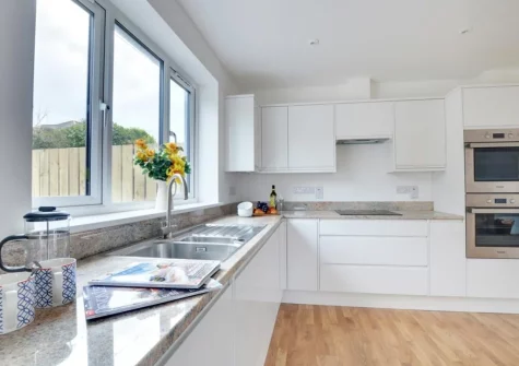 The kitchen at Spindrift, Mortehoe