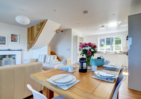 The dining area at Spindrift, Mortehoe