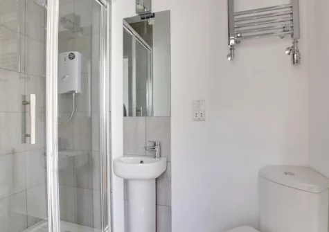 The ground floor shower room at Spindrift, Mortehoe