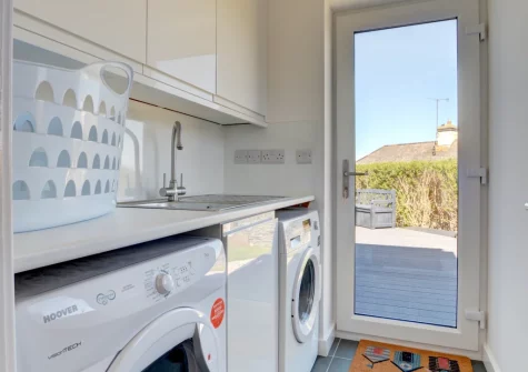The utility room at Spindrift, Mortehoe