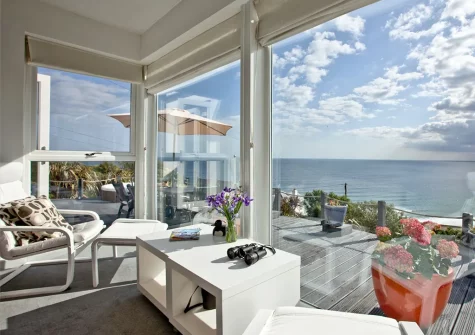 The living area at Spindrift, Praa Sands