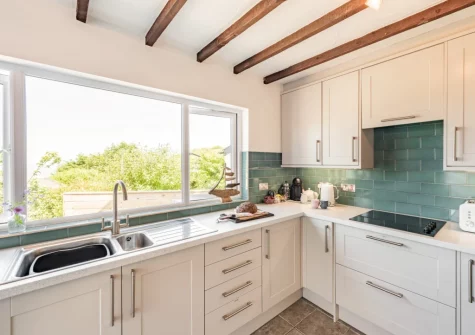 The kitchen at Spring Cottage, Mortehoe