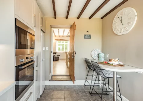 The kitchen at Spring Cottage, Mortehoe