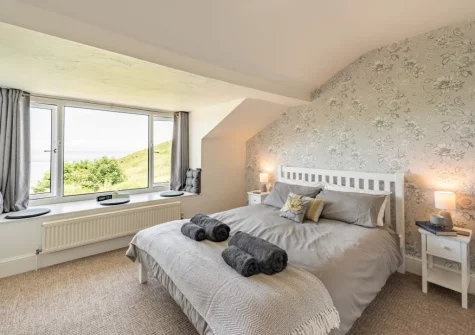 Bedroom #1 at Spring Cottage, Mortehoe