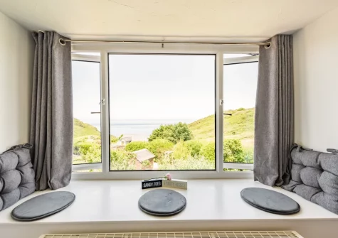 Bedroom #1 at Spring Cottage, Mortehoe