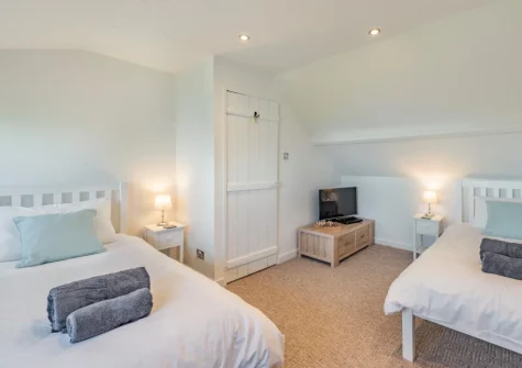 Bedroom #2 at Spring Cottage, Mortehoe