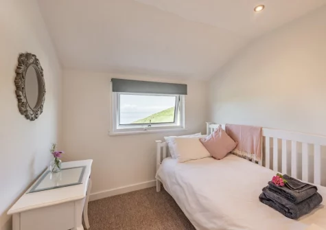 Bedroom #3 at Spring Cottage, Mortehoe