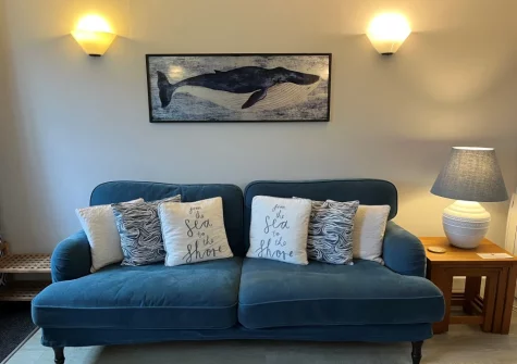 The living room at Spring Cottage, Whitecross