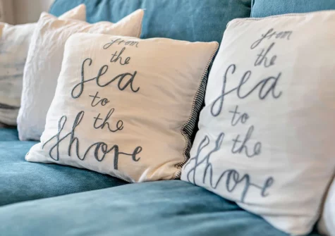 The living room at Spring Cottage, Whitecross