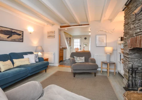 The living room at Spring Cottage, Whitecross