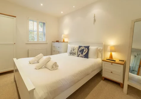 Bedroom #1 at Spring Tide, Porthtowan