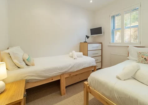 Bedroom #2 at Spring Tide, Porthtowan