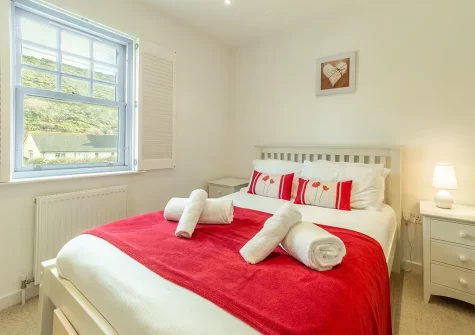 Bedroom #3 at Spring Tide, Porthtowan