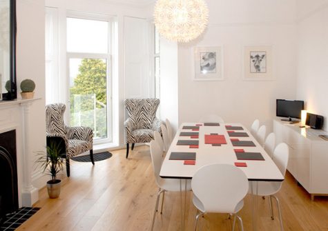 The dining room @ Springfield, Torquay