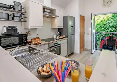 The kitchen at Springfield Cottage, Helston