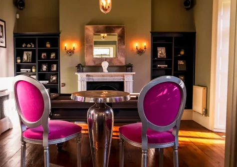 The sitting room at St Anne's Manor, Torquay