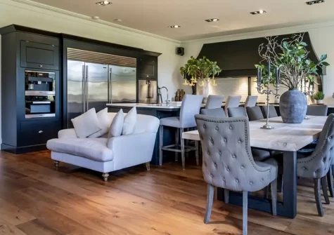 The kitchen & dining area at St Anne's Manor, Torquay