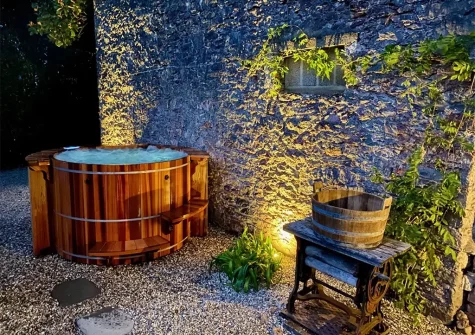 The hot tub at St Anne's Manor, Torquay
