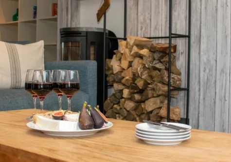 The living area at St Cadoc, Trevone