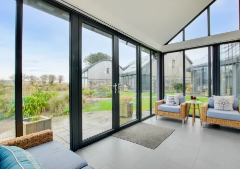 The conservatory at St Cadoc, Trevone