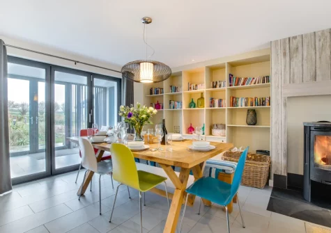 The dining area at St Cadoc, Trevone