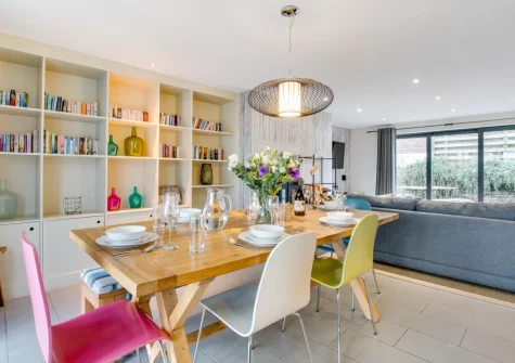 The dining area at St Cadoc, Trevone