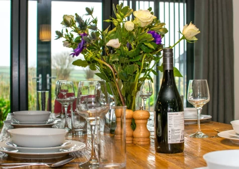 The dining area at St Cadoc, Trevone