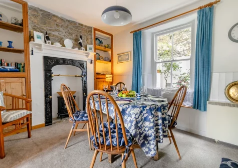 The dining room at St Gwithians, 7 Bay View Terrace, Porthleven