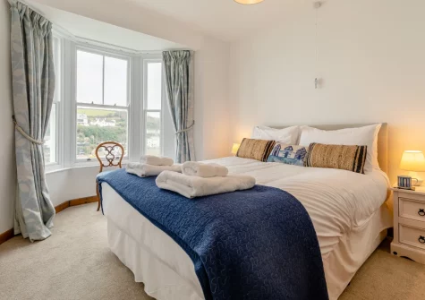 Bedroom #1 at St Gwithians, 7 Bay View Terrace, Porthleven