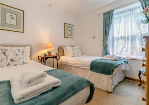 Bedroom #2 at St Gwithians, 7 Bay View Terrace, Porthleven