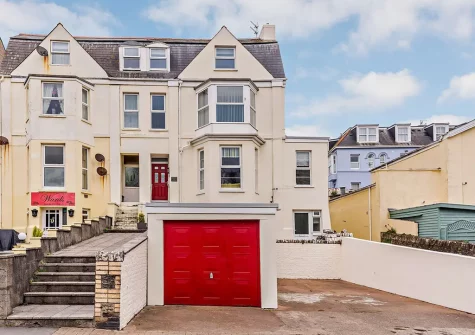 Outside St James Villa, Ilfracombe