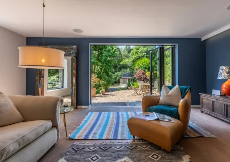 The living room at St Mary's, Little Petherick