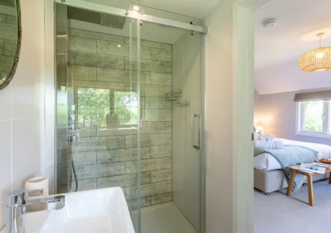 Bedroom #2 en-suite shower room at St Mary's, Little Petherick