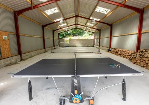 The games barn at St Mary's, Little Petherick