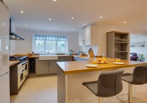 The kitchen at St Mellyn, Portmellon
