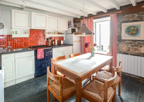 The kitchen & dining area at St Michaels, Porthleven